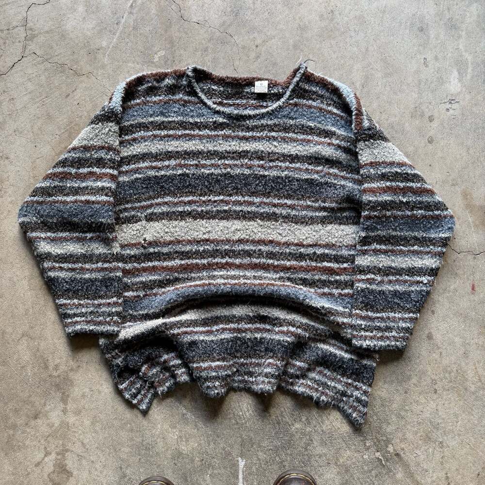 1980s Multicolor Stripe Knit Sweater